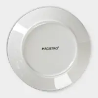 Тарелка пирожковая Magistro &laquo;Морской бриз&raquo;, d=15 см, фарфор, белая