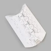Коробка - подушка самосборная, 9&times;6.5&times;2.5 см, белая