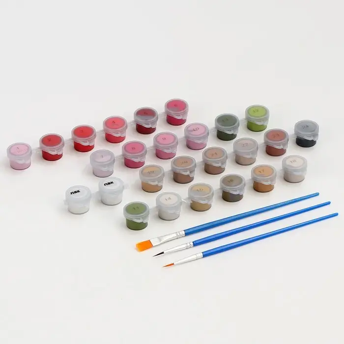 Картина по номерам на холсте с подрамником «Пионы» 40×50 см Картина по номерам на холсте с подрамником «Пионы» 40×50 см