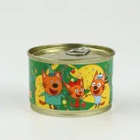 Леденцы монпансье в консервной банке &laquo;Три кота Новый год&raquo; 3 шт.