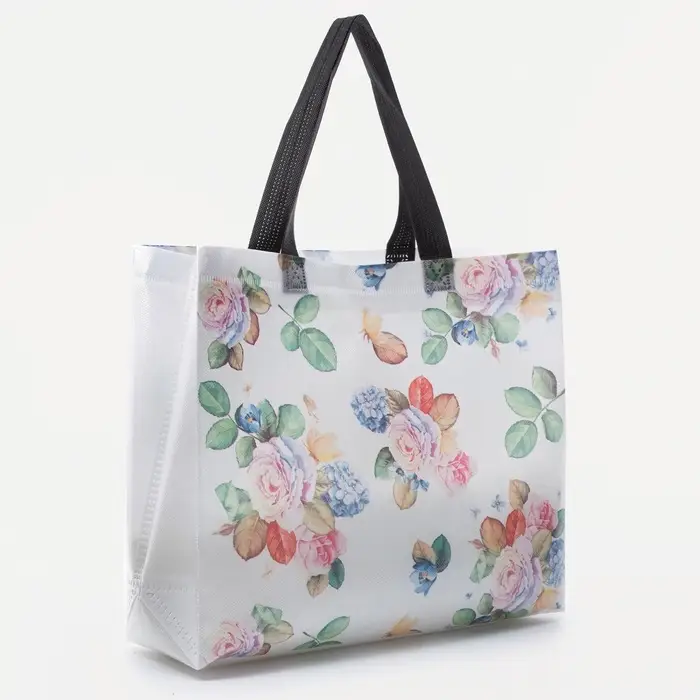 Сумка хозяйственная без застёжки, 32&times;10&times;27 см, белая