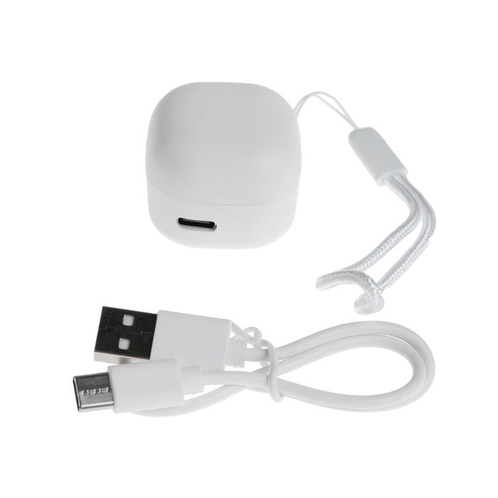 Наушники беспроводные Y6, TWS, вакуумные, BT 5.3, 30/200 мАч, Type-C, подвес, белые Наушники беспроводные Y6, TWS, вакуумные, BT 5.3, 30/200 мАч, Type-C, подвес, белые