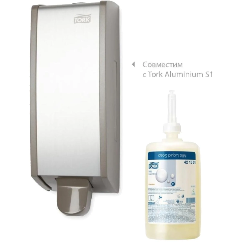 Картридж с жидким мылом Tork S1 крем 1л, 421501/420501