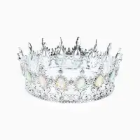 Набор декора для торта: топпер, корона, свеча