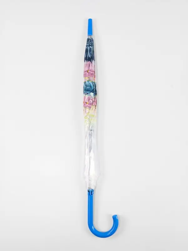 Зонт - трость полуавтоматический &laquo;Цветы&raquo;, 8 спиц, R=40/58 см, d=80 см, МИКС