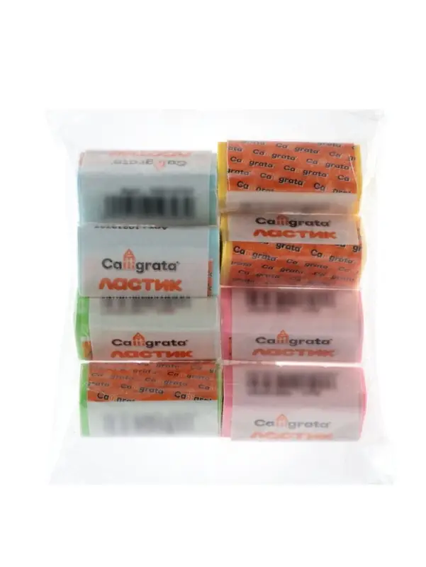 Набор ластиков &laquo;Пастельные&raquo;, 8 штук, треугольные