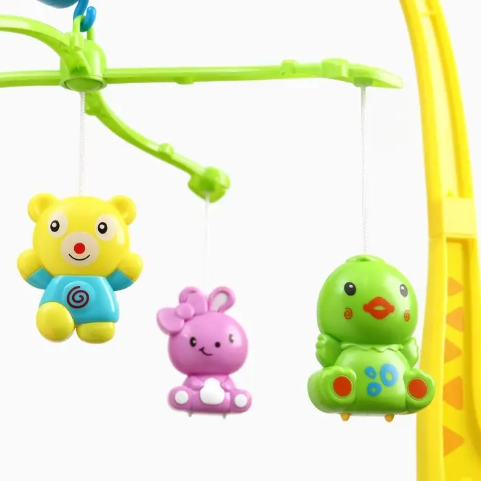 Мобиль музыкальный на кроватку Крошка Я &laquo;Бабочка. Малыш зоо&raquo;, заводной,