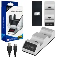 Зарядная станция для 2-x геймпадов PS5 Dual Sense Charging Dock  TP5-0508M(60шт/кор)