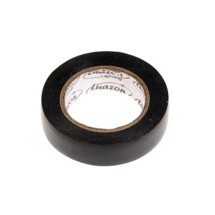 Изолента Luazon Lighting, ПВХ, 15 мм х 10 м, 130 мкм, черная Изолента Luazon Lighting, ПВХ, 15 мм х 10 м, 130 мкм, черная
