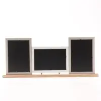 Фоторамка на 3 фото &laquo;Три истории счастья&raquo; 10&times;15 см, стеклянный экран