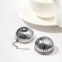 Ситечко для чая Доляна &laquo;Овальчик&raquo;, 4&times;3.5 см, нержавеющая сталь, цвет серебристый