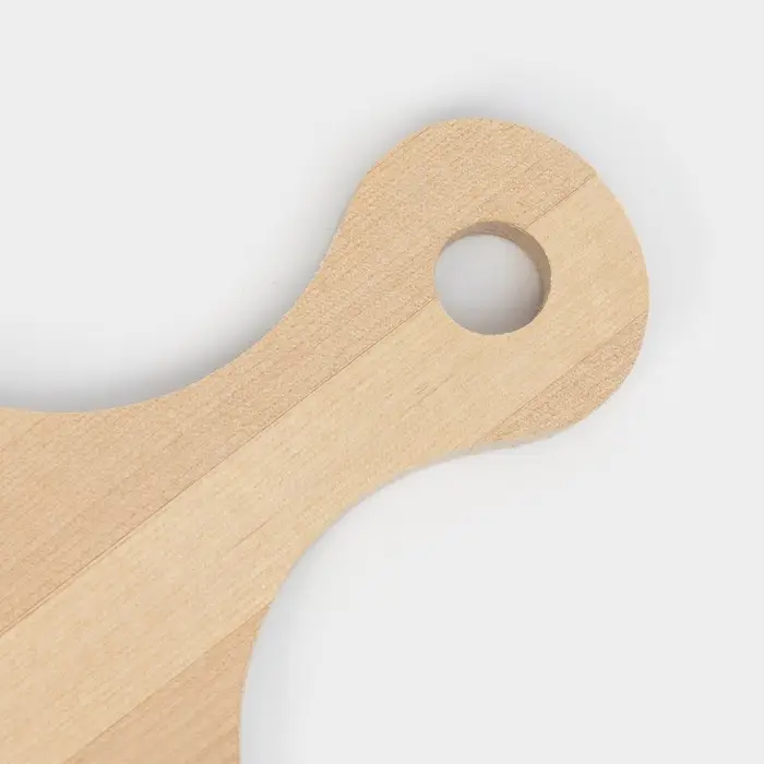 Доска разделочная Доляна, 40&times;20&times;1.2 см, с ручкой, дерево берёза