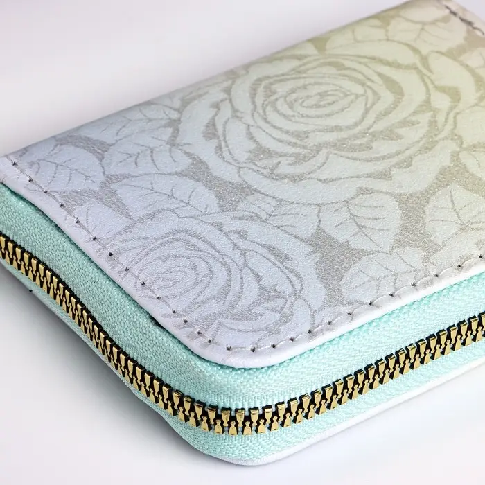 Кошелёк женский &laquo;Цветной перелив&raquo;, на молнии, 11&times;2.5&times;9 см, градиентный, разноцветный