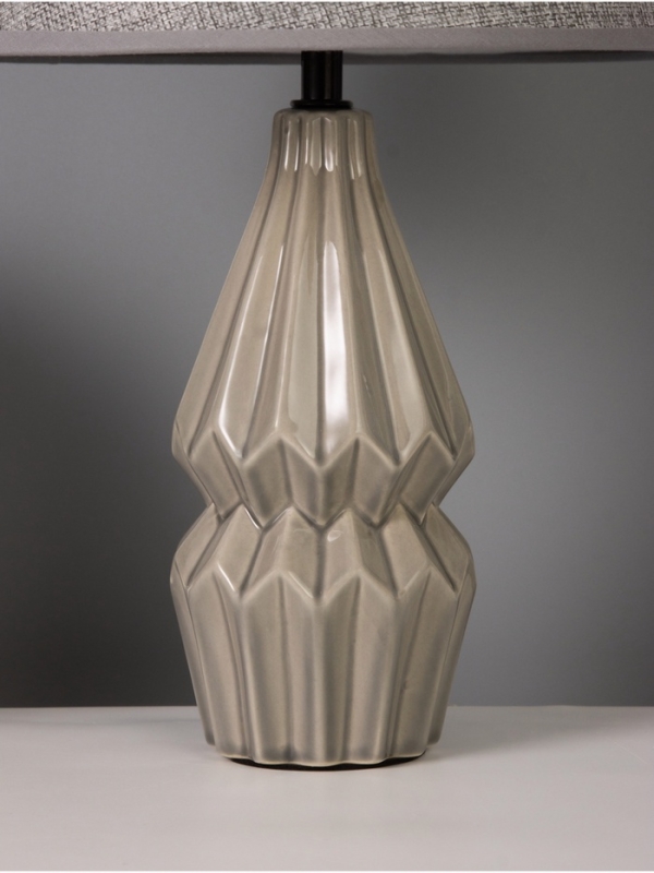 Лампа настольная Лампа настольная "Пастораль" 40Вт Е14 серый 24х24х38см