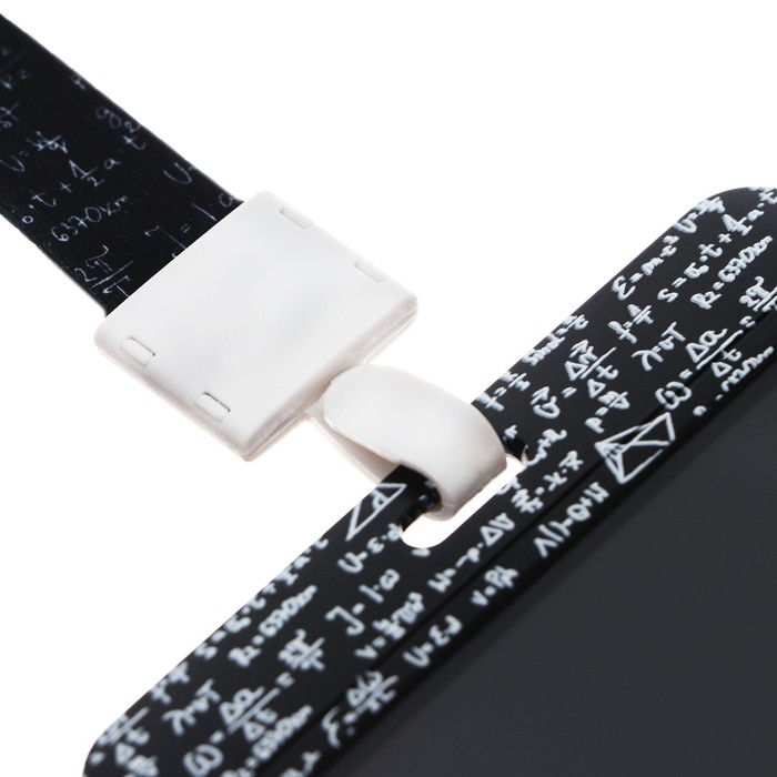 Бейдж горизонтальный, внешний, 100 х 80мм, внутренний 52 х 82мм, лента 42 см, Формулы Бейдж горизонтальный, внешний, 100 х 80мм, внутренний 52 х 82мм, лента 42 см, Формулы