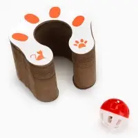 Когтеточка - игрушка "Пижон" из гофрокартона "Бублик", 11 х 11 х 7 см Когтеточка - игрушка "Пижон" из гофрокартона "Бублик", 11 х 11 х 7 см