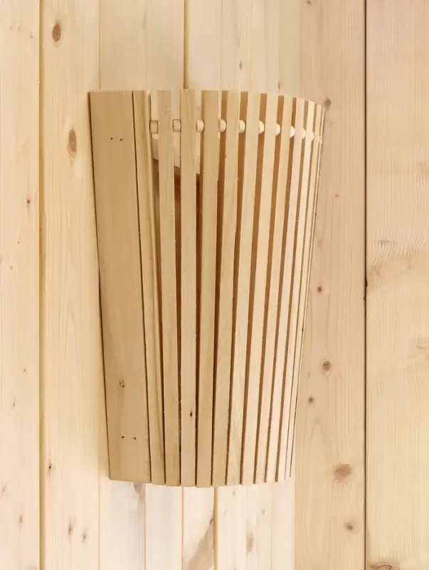 Абажур для бани и сауны &laquo;Свет&raquo;, липа, 28&times;15&times;31 см, настенный, &laquo;Добропаровъ&raquo;