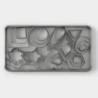 Формы для печенья Доляна &laquo;Ассорти&raquo;, набор 30 шт., в кейсе, нержавеющая сталь, серебристые