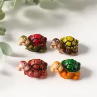 Сувенир полистоун "Черепашка" МИКС 3,3х2,2х1,7 см