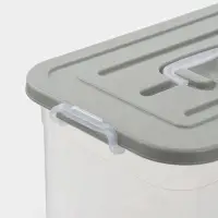 Контейнер для хранения с крышкой, 15 л, 41.5&times;27&times;22 см, пластик, МИКС