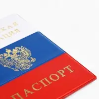 Обложка для паспорта, триколор