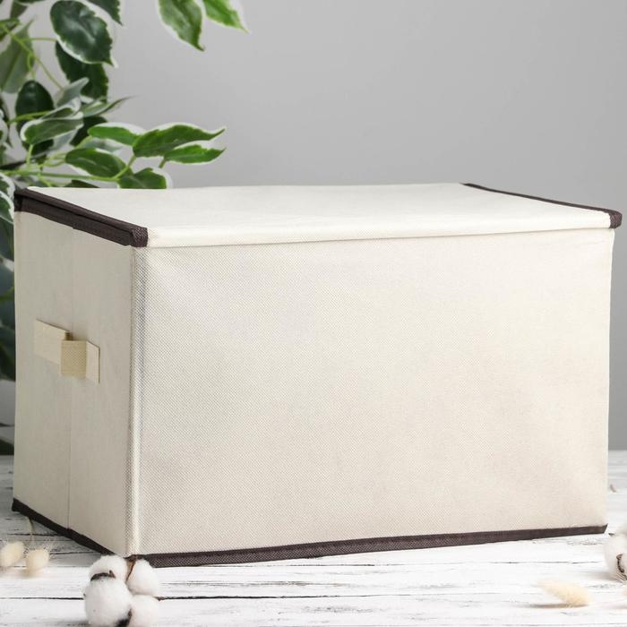 Короб стеллажный для хранения с крышкой «Фламинго», 38×25×24 см Короб стеллажный для хранения с крышкой «Фламинго», 38×25×24 см