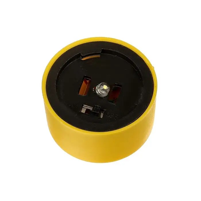 Садовый светильник &laquo;Жёлтая трапеция&raquo;, уличный, на солнечной батарее, 4.5&times;30&times;4.5 см, 1 LED, свечение белое