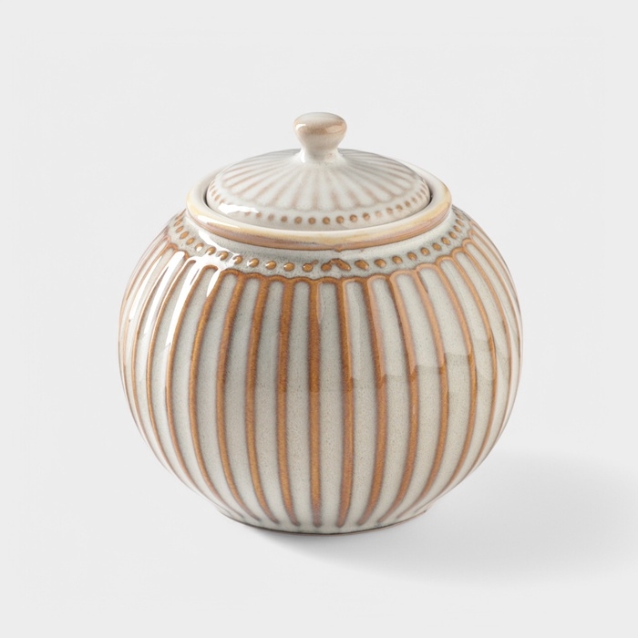 Сахарница Доляна Сахарница Доляна "Винтаж" 350 мл , цвет бежевый