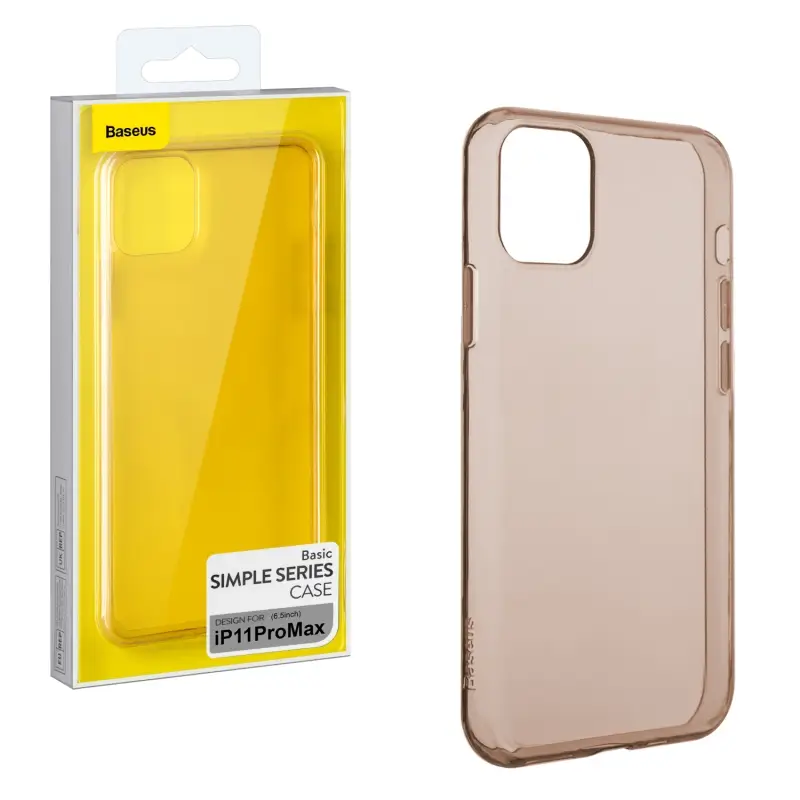Чехол iPh 11 Pro MAX Simple Series Baseus Gold Чехол iPh 11 Pro MAX Simple Series Baseus Gold