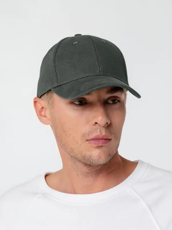 Бейсболка Hillside, серая Бейсболка Hillside, серая