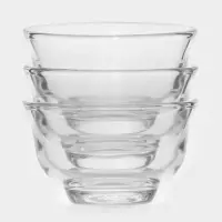 Чайный набор &laquo;Иши&raquo;, чайник, 3 пиалы, в сумочке, стекло, прозрачный