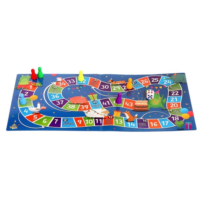 Настольная игра «Улётный День Рождения!», 10в1, от 4 игроков, 5+ Настольная игра «Улётный День Рождения!», 10в1, от 4 игроков, 5+