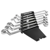 Набор ключей гаечных накидных изогнутых на держателе (6-17 мм) (6 предметов) JT KJ2N6P