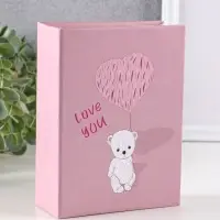 Фотоальбом "Люблю тебя" 100ф 10X15см, ПП карм.