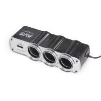 Разветвитель прикуривателя AVS 12/24 (на 3 выхода+USB) CS314U