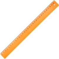Линейка 30см Attache Economy пластик цвет прозр ассорти (крас,син,зел,оран)