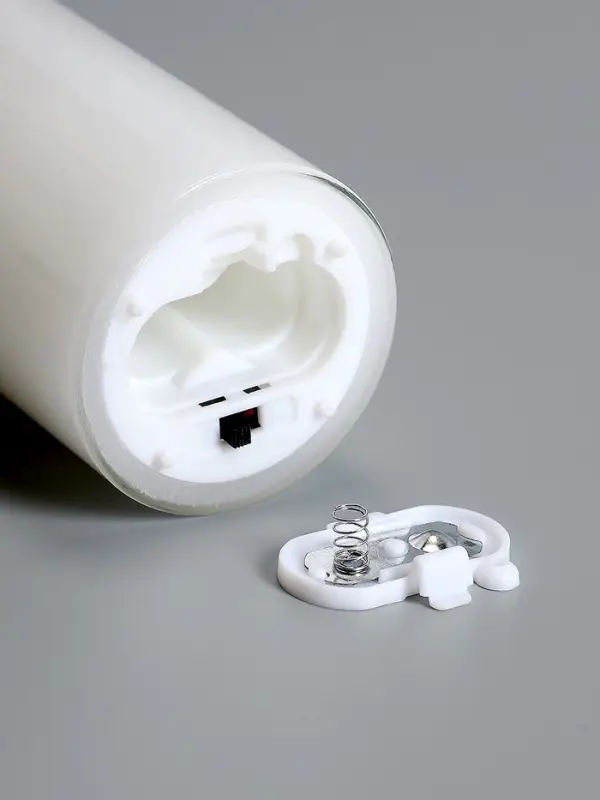 Светодиодная свеча Светодиодная свеча "Белая" 18х5.5 см, AAx2 (не в компл.), Т/БЕЛЫЙ