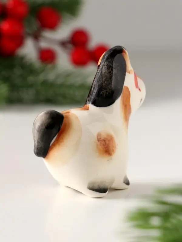 Сувенир Конь Вася, 5,5х6х3см, гжель, цвет Сувенир Конь Вася, 5,5х6х3см, гжель, цвет