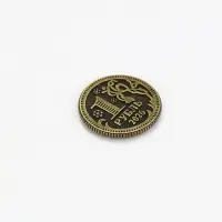 Монета сувенирная, металлическая латунь &laquo;1 рубль&raquo; 2.5 см, в коробке