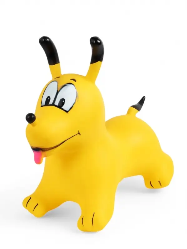 Попрыгун ZABIAKA &laquo;Собачка&raquo;, 56&times;32&times;53 см, жёлтый