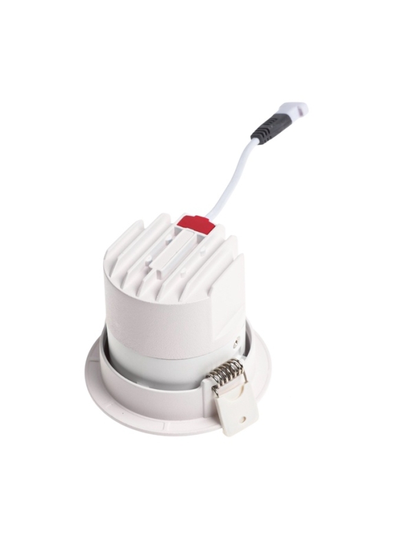 Светильник светодиодный встраиваемый, поворотный, 6Вт, 4000К, с драйвером, D75, белый Светильник светодиодный встраиваемый, поворотный, 6Вт, 4000К, с драйвером, D75, белый