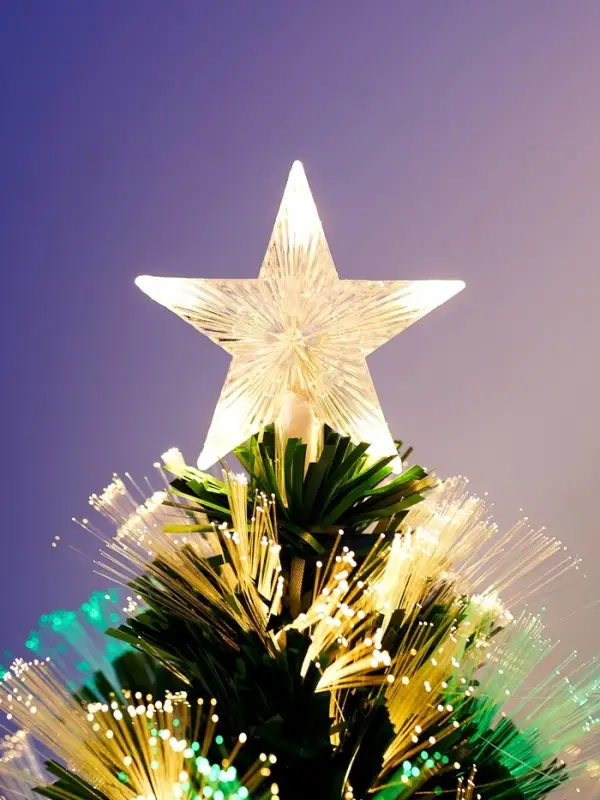 Ёлка светодиодная &laquo;Пучок&raquo; 60 см, диаметр нижнего яруса 37 см, 55 ПВХ веток