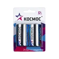 Батарейка Космос LR20 D BL2  Alkaline1.5V (2/24/192)