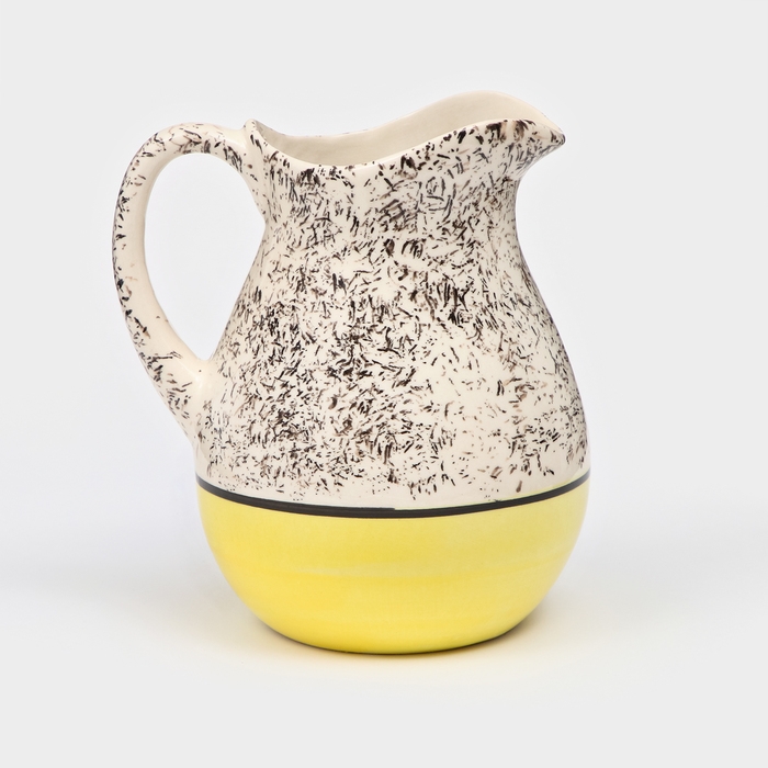 Кувшин керамический  Кувшин керамический "Персия", 1,5 л, жёлтый, 1 сорт, Иран
