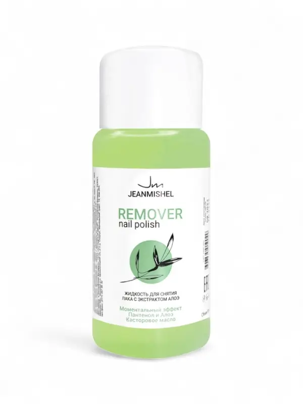 Жидкость для снятия лака JEANMISHEL с ацетоном, 60 мл Жидкость для снятия лака JEANMISHEL с ацетоном, 60 мл