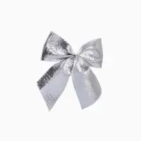 Ёлочные игрушки &laquo;Карнавал&raquo;, набор 16 шт. (4 бантика, 4 шишки, 8 шаров) серебристый/голубой