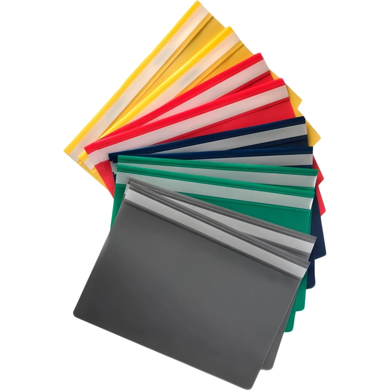 Скоросшиватель пластиковый A4 Attache цвет в ассорт 140/150 мкм 10 шт/уп