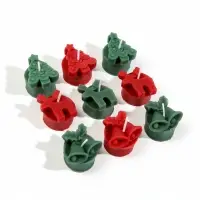 Свечи ароматические, набор 9 шт., 4&times;4&times;3 см