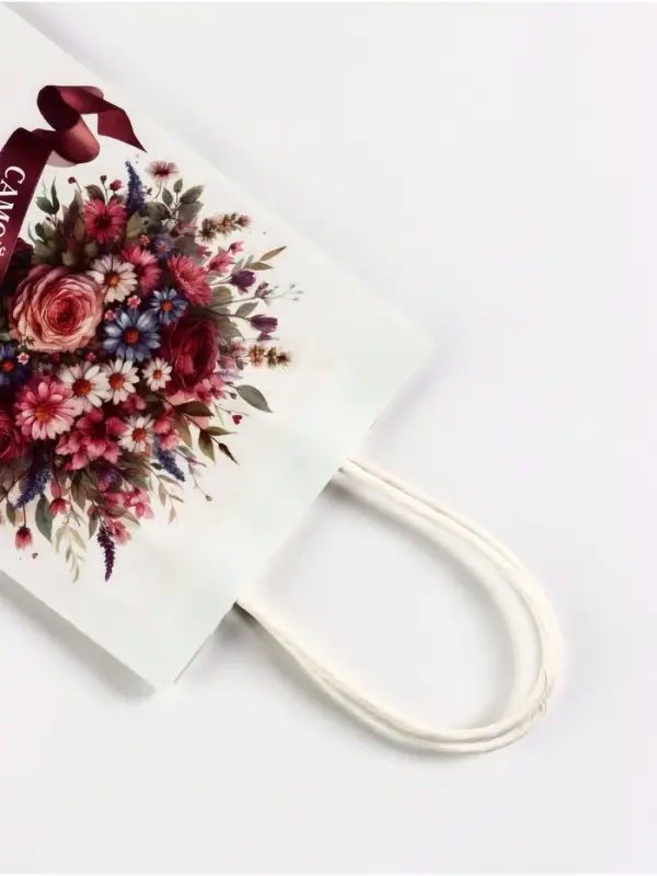 Пакет подарочный крафт «Самой нежной», 12×6×16 см