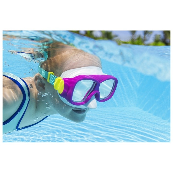 Маска для плавания Aquanaut, от 7 лет, цвет МИКС, 22039 Bestway Маска для плавания Aquanaut, от 7 лет, цвет МИКС, 22039 Bestway